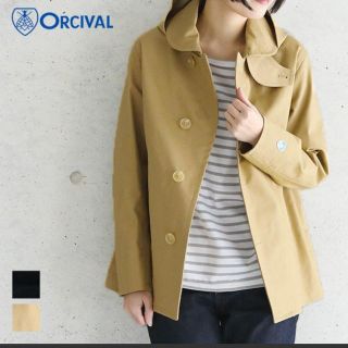 オーシバル(ORCIVAL)のオーチバル ボンディングフード付きジャケット ショートトレンチ(トレンチコート)