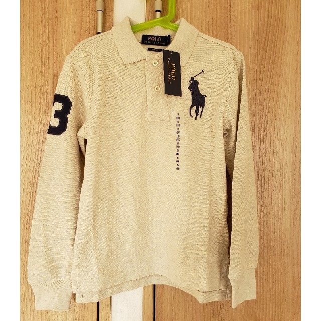 POLO RALPH LAUREN(ポロラルフローレン)の9638パパ様専用　ビックポニー　ロングスリーブ　ポロシャツ　8 キッズ/ベビー/マタニティのキッズ服男の子用(90cm~)(Tシャツ/カットソー)の商品写真