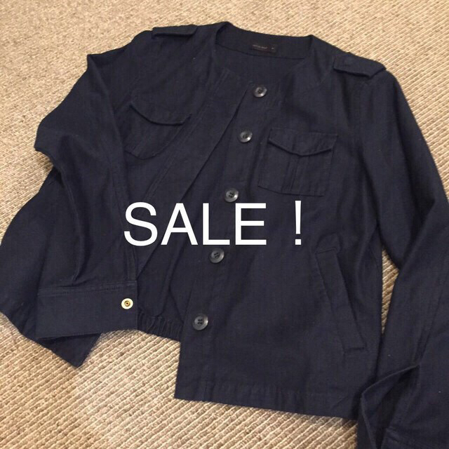 apart by lowrys(アパートバイローリーズ)のSALEアパートバイローリーズノーカラー レディースのジャケット/アウター(ノーカラージャケット)の商品写真