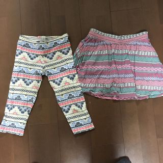 オールドネイビー(Old Navy)のOLDNAVY キッズ スカート スパッツ セット 130(スカート)