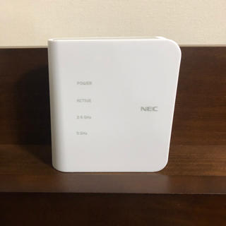 エヌイーシー(NEC)のNEC Wi-Fiホームルーター Aterm ホワイト PA-WF1200CR(PC周辺機器)