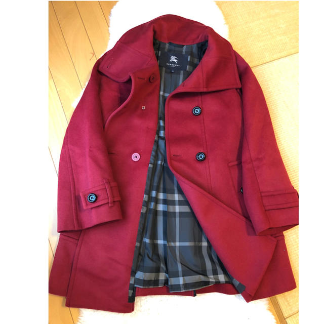 BURBERRY - 美品本物バーバリーBurberry上質ウール混コート♫レディースL の通販 by めい's shop｜バーバリーならラクマ