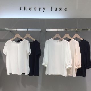 セオリーリュクス(Theory luxe)のtheory luxe プルオーバーブラウス ブラック 40(シャツ/ブラウス(半袖/袖なし))