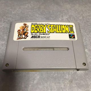 スーパーファミコン(スーパーファミコン)のスーパーファミコン  DERBY stallion2(家庭用ゲームソフト)