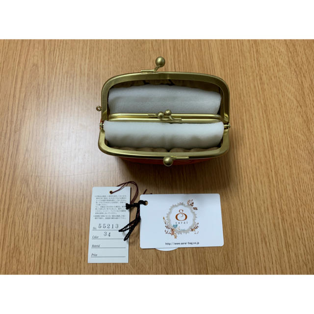 サライ 水玉ドット 親子がま口財布 箱付き ハンドメイドのファッション小物(財布)の商品写真