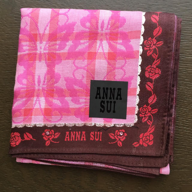 ANNA SUI(アナスイ)の【新品】ANNA SUI ハンカチ ２枚 セット アナスイ  レディースのファッション小物(ハンカチ)の商品写真