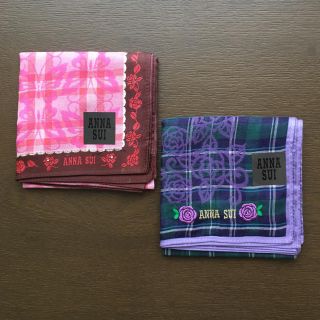 アナスイ(ANNA SUI)の【新品】ANNA SUI ハンカチ ２枚 セット アナスイ (ハンカチ)