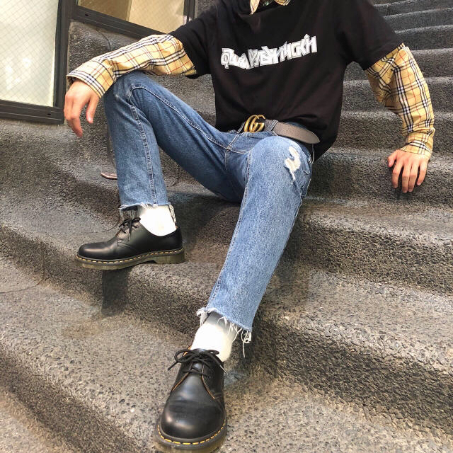jjjound コラボ 3ホールシューズ ブラウン