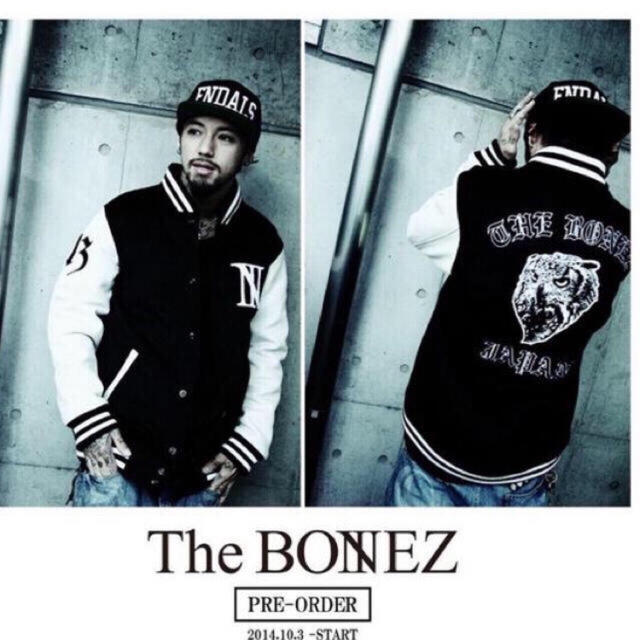 カーキ×インディゴ The BONEZ スタジャン@最終値下げ - 通販