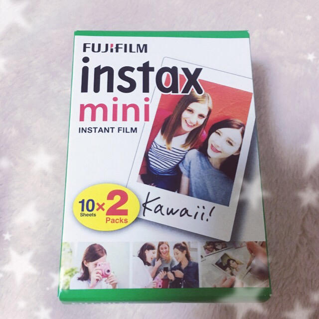 富士フイルム(フジフイルム)のinstax mini 10×2packs FUJIFILM スマホ/家電/カメラのカメラ(フィルムカメラ)の商品写真