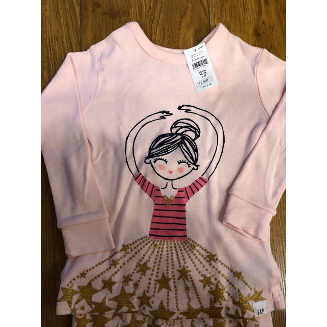 babyGAP(ベビーギャップ)の新品 BABY  GAP バレリーナ パジャマ 90 キッズ/ベビー/マタニティのキッズ服女の子用(90cm~)(パジャマ)の商品写真