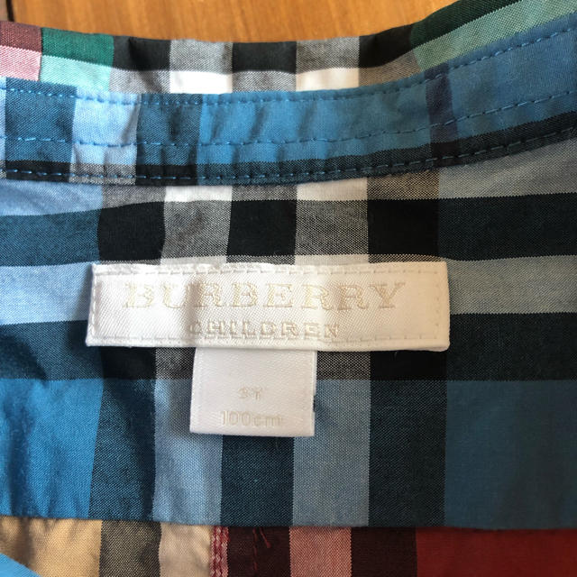 BURBERRY(バーバリー)のBURBERRY チェックシャツ キッズ/ベビー/マタニティのキッズ服男の子用(90cm~)(カーディガン)の商品写真