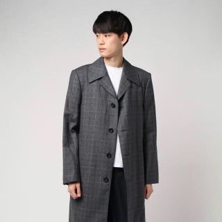 ジョンローレンスサリバン(JOHN LAWRENCE SULLIVAN)のJOHN LAWRENCE SULLIVAN 18aw チェックコート(チェスターコート)