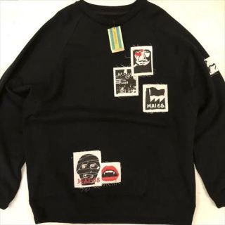 オフホワイト(OFF-WHITE)のmindseeker  パッチワークトレーナー(スウェット)