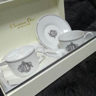 クリスチャンディオール(Christian Dior)のクリスチャンディオールChristian Diorペア ティーカップ (グラス/カップ)