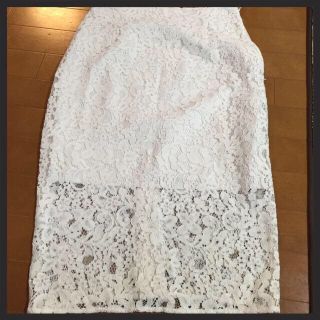 マウジー(moussy)のmoussy レースタイトスカート 値下(ひざ丈スカート)