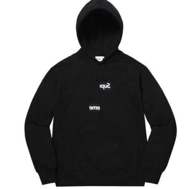 国内発送 Supreme - ギャルソンＣＤＧ Supreme Split Box Logo Hooded ...