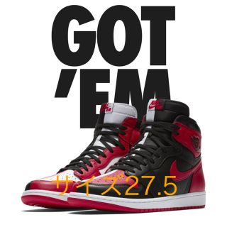 ナイキ(NIKE)のAIR JORDAN 1 HOMAGE TO HOME(スニーカー)