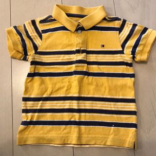 トミーヒルフィガー(TOMMY HILFIGER)の18ヶ月 95cm Tommy Hilfiger キッズ ポロシャツ 黄色(Tシャツ/カットソー)