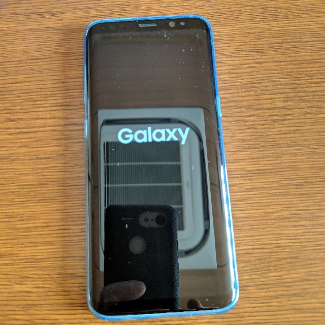 SAMSUNG(サムスン)の【美品】Galaxy S8 SC 02J ブルー SIMフリー スマホ/家電/カメラのスマートフォン/携帯電話(スマートフォン本体)の商品写真