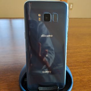 サムスン(SAMSUNG)の【美品】Galaxy S8 SC 02J ブルー SIMフリー(スマートフォン本体)