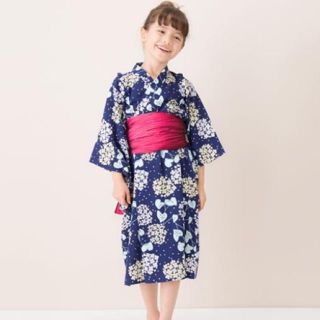 プティマイン(petit main)の新品♡petit main♡浴衣♡130㎝(甚平/浴衣)