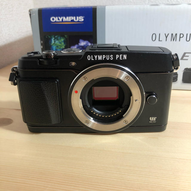 OLYMPUS(オリンパス)のOLYMPUS PEN E-P5 レンズセット スマホ/家電/カメラのカメラ(ミラーレス一眼)の商品写真