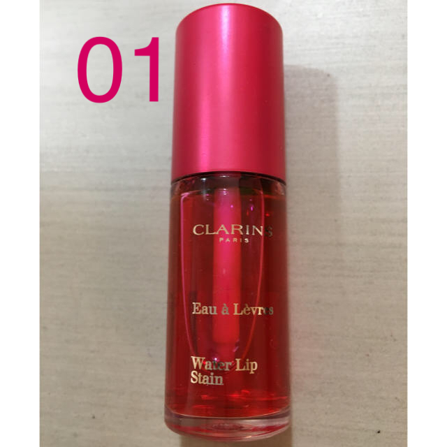 CLARINS(クラランス)のクラランス ウォーターリップステイン 01 ローズウォーター コスメ/美容のベースメイク/化粧品(口紅)の商品写真