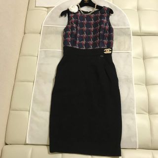 シャネル(CHANEL)のCHANEL シャネル  ワンピース (ひざ丈ワンピース)