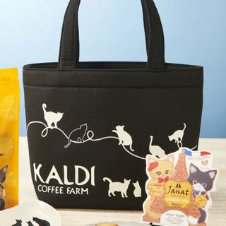 カルディ(KALDI)のカルディ猫の日バッグ2019の、＂トートバッグとカレンダー＂(トートバッグ)