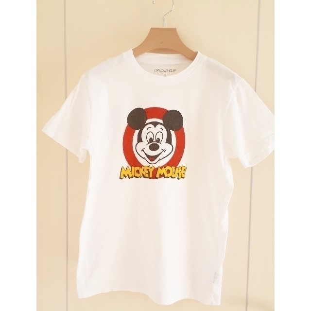 OPAQUE.CLIP(オペークドットクリップ)のミッキーマウスTシャツ　オペークドットクリップ レディースのトップス(Tシャツ(半袖/袖なし))の商品写真