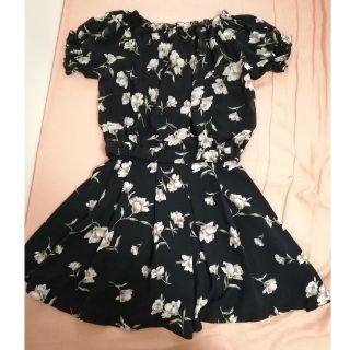 ヘザー(heather)のにこ様専用【美品】上下セット♡着回し抜群♡ 花柄 4wayブラウス＆キュロットス(セット/コーデ)