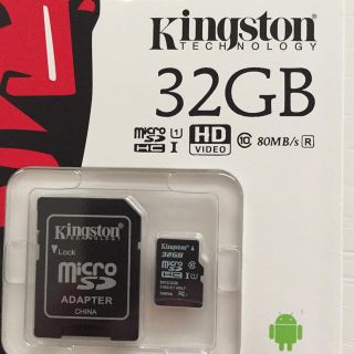 値引き Kingston microSD 32GB クラス10(その他)