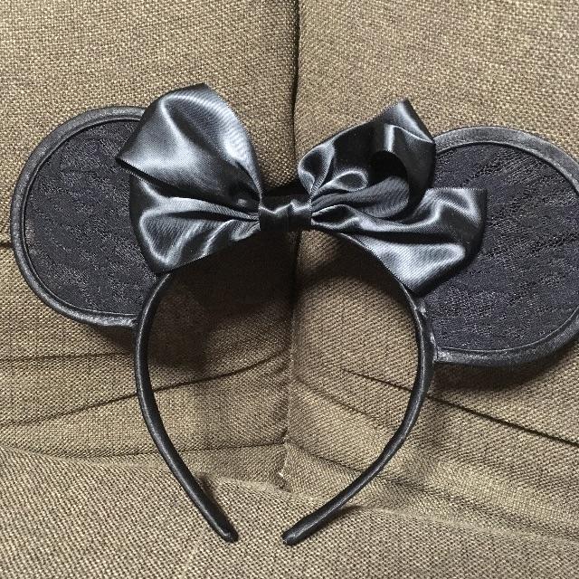 Disney ディズニー レースカチューシャ 黒の通販 By Lara S Shop ディズニーならラクマ