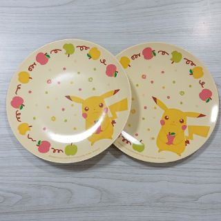ポケモン(ポケモン)のお買得2枚set❗新品 ポケモン ピカチュウ メラミンプレート 皿 食器(食器)