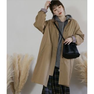 ケービーエフ(KBF)の新品▷KBF＊WEB限定 ボーイッシュコート  BEIGE(ロングコート)