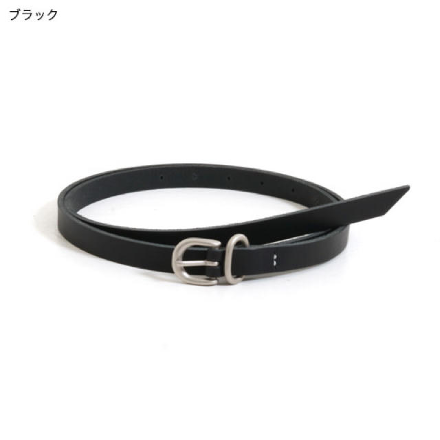 Hender Scheme(エンダースキーマ)の【エンダースキーマ】tail belt ブラック メンズのファッション小物(ベルト)の商品写真