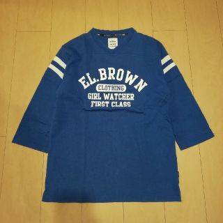 エルブラウン(EL.Brown)のElbrown football tee エルブラウン　フットボール　七分袖(Tシャツ/カットソー(七分/長袖))