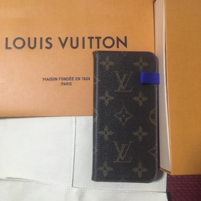 LOUIS VUITTON -    Louis Vuitton iPhone x xs ケース  フォリオの通販 by くぅちゃん's shop｜ルイヴィトンならラクマ