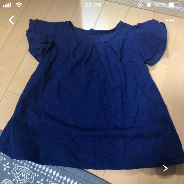 BREEZE(ブリーズ)のブリーズ レース？チュニック キッズ/ベビー/マタニティのキッズ服女の子用(90cm~)(Tシャツ/カットソー)の商品写真