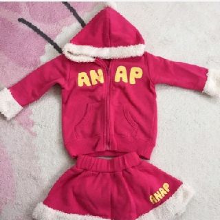 アナップキッズ(ANAP Kids)のサンタ風セットアップ(ジャケット/上着)