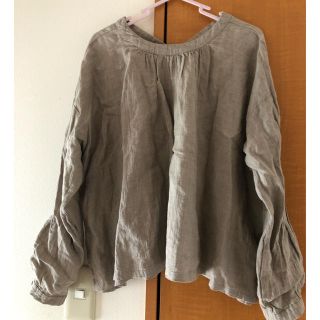 ネストローブ(nest Robe)のネストローブ  ブラックリネンプルブラウス(シャツ/ブラウス(長袖/七分))