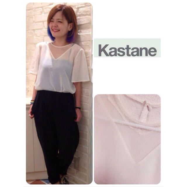 Kastane(カスタネ)のkastane ▽ 新品ドットtops! レディースのトップス(シャツ/ブラウス(半袖/袖なし))の商品写真