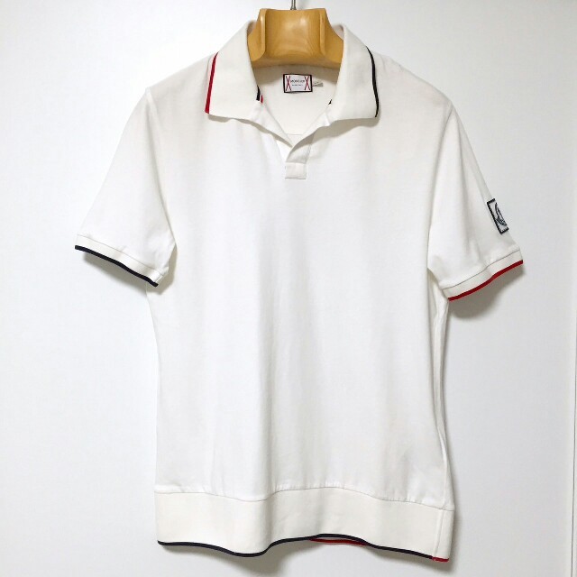 約65cm肩幅正規品／MONCLER GAMME BLUE POLO T-SHIRT／Ｍ