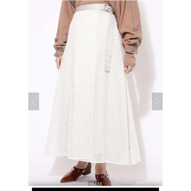 ROSE BUD(ローズバッド)のクレオルム 完売 レオパードスカート レディースのスカート(ひざ丈スカート)の商品写真