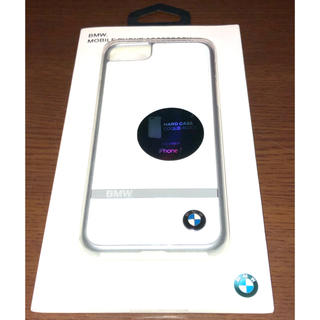 ビーエムダブリュー(BMW)のBMW iPhone 7/8 公式ライセンスPCアルミプレートハードケース新品(iPhoneケース)