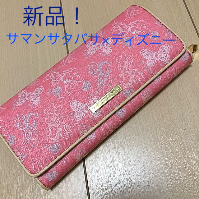 Samantha Thavasa(サマンサタバサ)の新品！サマンサタバサ×ミニーちゃん財布 レディースのファッション小物(財布)の商品写真