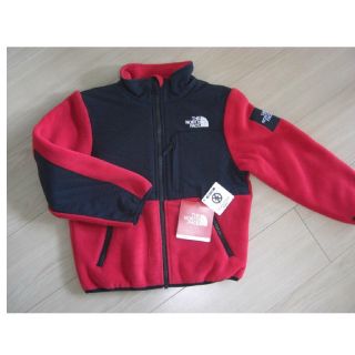 ザノースフェイス(THE NORTH FACE)のノースフェイス デナリジャケット 120 新品 レッド デナリ キッズ(ジャケット/上着)