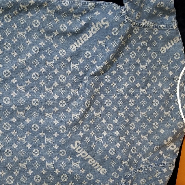 LOUIS VUITTON(ルイヴィトン)のSupreme Louis Vuitton ベースボールシャツ Mサイズ メンズのトップス(シャツ)の商品写真