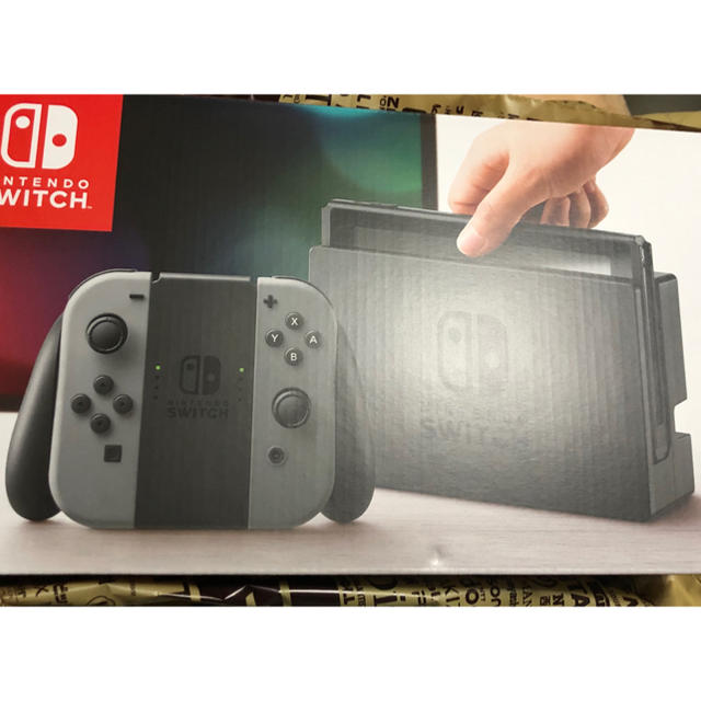 任天堂(ニンテンドウ)の【未開封  新品】Nintendo Switch 本体 グレー エンタメ/ホビーのゲームソフト/ゲーム機本体(家庭用ゲーム機本体)の商品写真